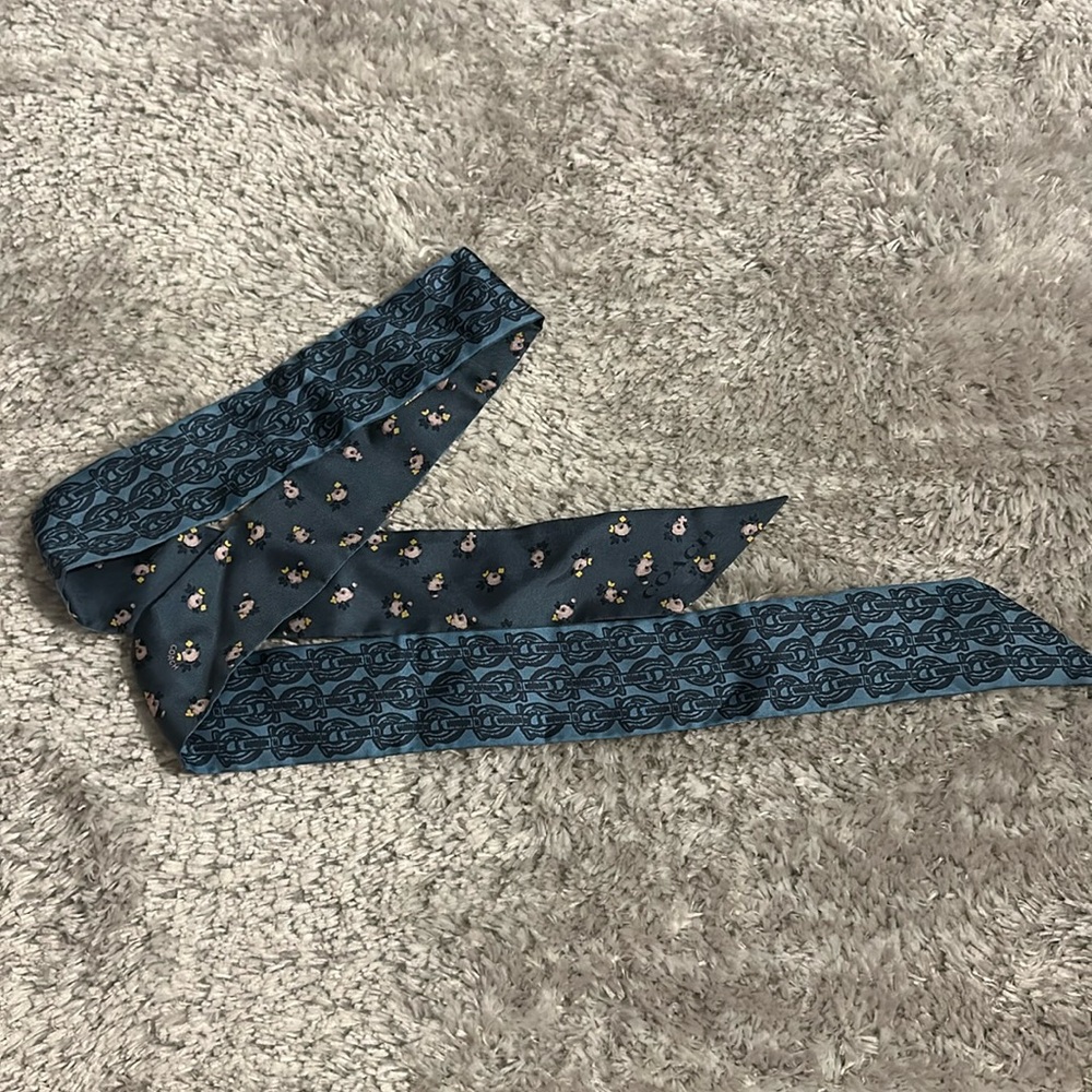 Coach bag scarf